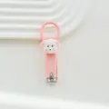 Cute puppy nail clipper pink portable cartoon manicure tool for daily personal care - Big Ring Style / Pink Puppy