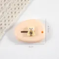 Mini schattig cartoon briefopener draagbaar utility mes roze crème esthetische tool - Beige melkthee beer