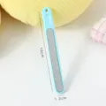 Bonbonfarbene Nagelfeile mit feiner Schleiffläche für Maniküre und Nagelpflege, 10cm. - Einfacher Stil / Großpackung / Blau