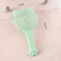 Jolie brosse à cheveux coussin d'air chat massage portable outil de coiffage beauté - Brosse Squelette / Emballage en vrac / Vert