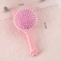 Brosse à cheveux coussin d'air chat mignon rose, outil de coiffure portable pour femmes et filles. - Peigne à coussin d'air / Emballage en vrac / Rose