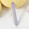 Simple candy-color nail file for women, durable manicure polishing and grinding tool for home use. - Simple Style / Bulk Packaging / Light Purple