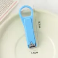 Tagliaunghie portatile color caramella azzurro, compatto strumento per manicure domestica. - Blu zaffiro