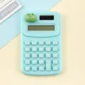 Simpatica calcolatrice da tavolo con rana cartone animato mini ufficio scuola cancelleria - Rana