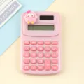 Süßer rosa Taschenrechner klein tragbar Büro Schule Schreibwaren süßes Design Geschenk - Pinguin