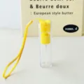 Portable 10ml candy color spray bottle with yellow lanyard and clear container for daily use. - Cord Bracelet Style / 10ML / Translucent Yellow