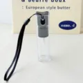 10ml Portable Clear Travel Spray Bottle with Lanyard Refillable Fine Mist Perfume Bottle - Cord Bracelet Style / 10ML / Transparent Black