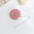 Mini metro da sarto in stile nordico nastro morbido portatile per vita e vestiti rosa - confezione individuale / Rosa Nordico