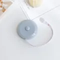 Mini cinta métrica retráctil estilo nórdico regla de tela portátil de bolsillo para medir - Azul Nórdico