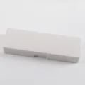 Minimalistische einfarbige PP mattierte Federmappe Büro Schule Desktop Schreibwaren Organizer - Grau