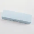Hellblaue matte Kunststoff Stiftetüte minimalistisch Desktop Aufbewahrungsbox Variante - Blau