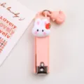 Süßer Cartoon Ente Anhänger Nagelknipser, tragbares Maniküre Werkzeug für Erwachsene und Kinder. - Kleiner Erdbeer Hase