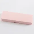 Einfache rosafarbene PP Stiftebox im minimalistischen Design, Schreibwaren Organizer SKU. - Rosa