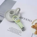 Cute cartoon frog folding nail clipper portable manicure tool for daily home personal care use - Frog
