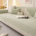 Housse de canapé verte en peluche coussin moderne minimaliste protecteur de canapé - 70*90cm / Vert