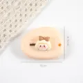Mini schattige cartoon crème briefjessnijder doosmes, draagbare zakpapiersnijder voor journaling. - Beige Meisje