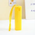 Mini Reise Sprühflasche tragbarer leerer Plastikbehälter für Parfüm Tonikum Alkohol - Tragemodell / Gelb