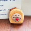 Cute plush toast coin purse kawaii cookie bag charm fluffy stuffed wallet pendant - Mini Backpack Style / Cookie