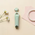 Cute green cat paw nail clipper portable candy color mini manicure tool for daily care. - Light Green Paw