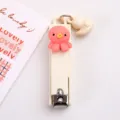 Simpatico tagliaunghie polpo con cartone animato strumento portatile con ciondolo anatra - Polpo