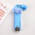 Tagliaunghie portatile blu elefante cartone animato casa adulti bambini strumento di manicure - Elefante