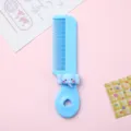 Mini peigne cheveux enfant design éléphant mignon couleur bleu clair brosse portable - Peigne Éléphant