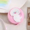 Cartoon retractable mini soft tape measure portable cute pink dog design for body waist - Large Dog
