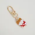 Cute cartoon metal keychain with enamel charm, sweet style bag pendant and ring accessory. - Hook Style - Girl