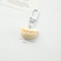 Llavero de comida de dumpling simulado lindo, colgante divertido para bolso y mochila. - Empanadilla