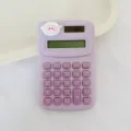 Süßer lila elektronischer Taschenrechner mini tragbar Desktop Rechner mit Schaf Dekor Büro Schule. - Weißes Kleines Schaf (Matt) / Weiß
