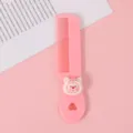 Rose mignon dessin animé cochon mini peigne à cheveux pour filles, outil de coiffage. - Cochon