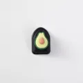 Gancio adesivo per auto nero con simpatico motivo di avocado per interni di veicolo. - Avocado