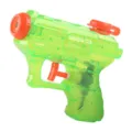 Transparent green plastic toy water gun for summer outdoor pool beach fun party game play. - Green
