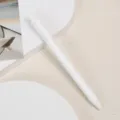 Weisse einziehbare Gelstift Variante, glatt schreibender Kuli fuer Alltag und Bueroarbeit. - Weiß