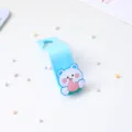 Leuke autostoelhaak, blauwe plastic hanger met schattig berenperzikdecor voor voertuig. - Perzik Beer