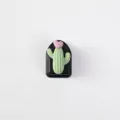 Simpatico gancio per auto cactus a cartone animato, gancio adesivo interno per borse e ripostiglio. - Cactus Verde