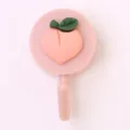 Cute Peach Wall Hook Punch-Free Sticky Hook Creative Dormitory Key Holder Room Decor - Resin Style - Peach