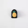Simpatico gancio per auto ananas per sacchetto rifiuti, pratica base nera resistente. - Ananas a pois