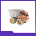 Kids wheat straw dump truck beach toy, simulation engineering vehicle sandbox toy for toddlers. - Standard Type