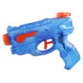 Transparent blue and orange kids water gun, 17cm beach squirt toy for kids outdoor fun play. - Blue