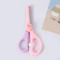 Cute cartoon safety scissors for kids crafts and school stationery pink and purple - Pink Rabbit