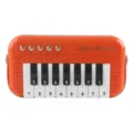 Portable mini piano toy for kids, children's pocket musical instrument educational gift. - Orange