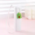 Mini flacone spray portatile con simpatico ciondolo dinosauro e cordino per viaggi. - Modello con cinturino da polso - piccolo dinosauro / 10ML