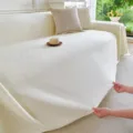 Eisseide kühlender Sofabezug, rutschfester Stoff Sofahtuch Decke für alle Jahreszeiten Heimtextil - 210*130 / Beige