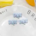 Blaue Elefanten Harz Cabochons Süße Tier DIY Handyhülle Anhänger Bastelbedarf 3Stk - Elefant