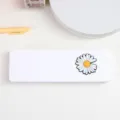 Cute daisy white pencil case student stationery storage box desktop organizer office supply - White-Daisy
