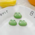 Süße grüne Frosch Harz Cabochons für DIY Handyhülle Dekoration und handgemachte Tier-Anhänger. - Frosch