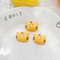 Cute yellow tiger resin charms for phone case decoration DIY crafts and hair clips accessories - Little Tiger