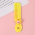Joli mini peigne à cheveux de dessin animé pour filles peigne en plastique portable mignon - Poulet