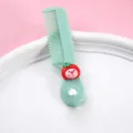 Joli mini peigne à cheveux fraise dessin animé, peigne en plastique portable pour enfants. - Tomate